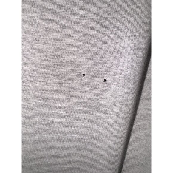 Vintage distressed Champion Gray V-Neck Short Sleeve T-Shirt XL Unisex Cotton Bl - Picture 2 of 6